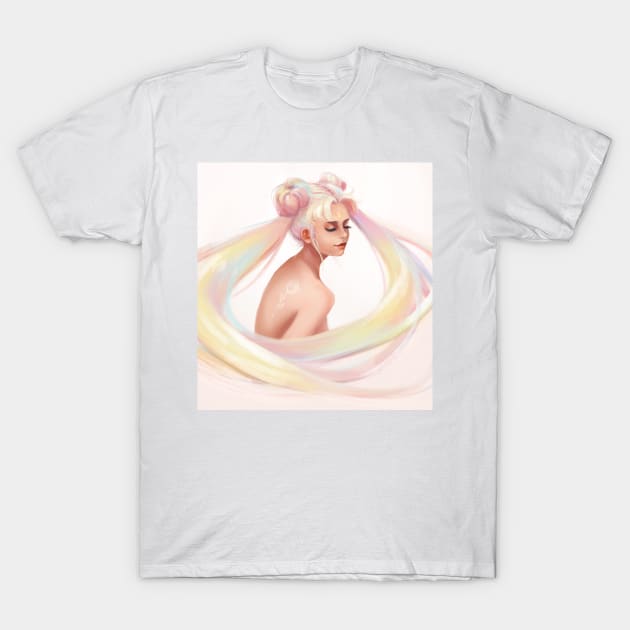 Sailor Moon - Usagi Tsukino T-Shirt by Brit K. Caley